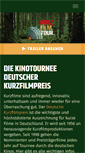 Mobile Screenshot of kurzfilmtournee.de