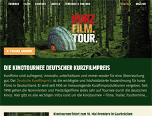 Tablet Screenshot of kurzfilmtournee.de